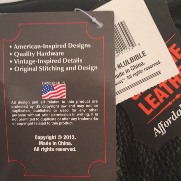 Embassy Black Pebbled Leather Cosmetics Bag NWT - Picture 7 of 7